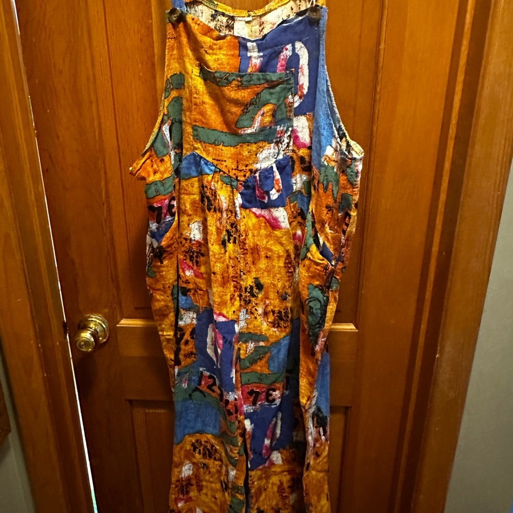 Colorful Abstract Sleeveless Dress